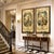 Art Deco Paintings Leopard & Cheetah - Extra Large Trompe l'Oeil Pair For Sale - Image 3 of 18