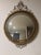 Round Wall Mirror in Gilt Metal with Scrollwork, 1950s For Sale - Image 3 of 7