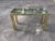 Mid-Century Modern Mid-Century Modern Brass and Glass Console Table For Sale - Image 3 of 12