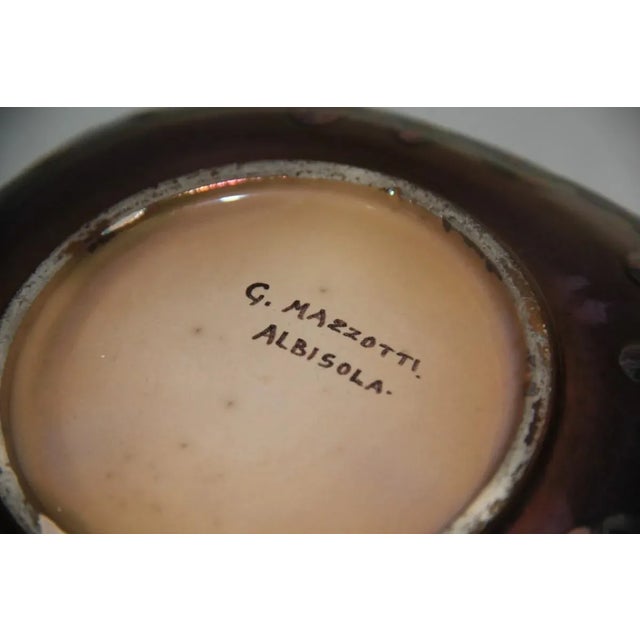1950s Ceramic Bowl by Giuseppe Mazzotti, 1950s For Sale - Image 5 of 9