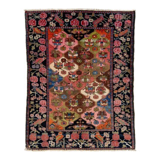 5 X 7 Bakhtiari Persian Wool Rug With Multicolor Allover Design For Sale