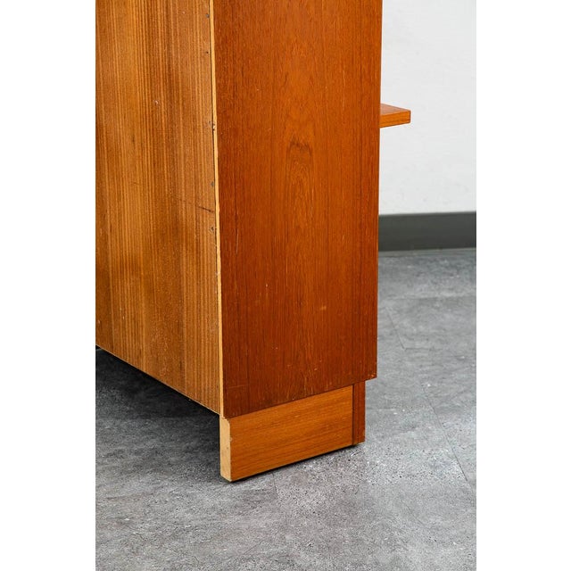 Brown 1960s Mid Century Danish Modern Book Shelf Shelving Cabinet Poul Hundevad MCM Compact For Sale - Image 8 of 12