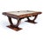 Art Deco Burr Walnut Convertible Pool Dining Table by Sir William Bentley, 1990, in Very Good conditions. Designed 1990 to...