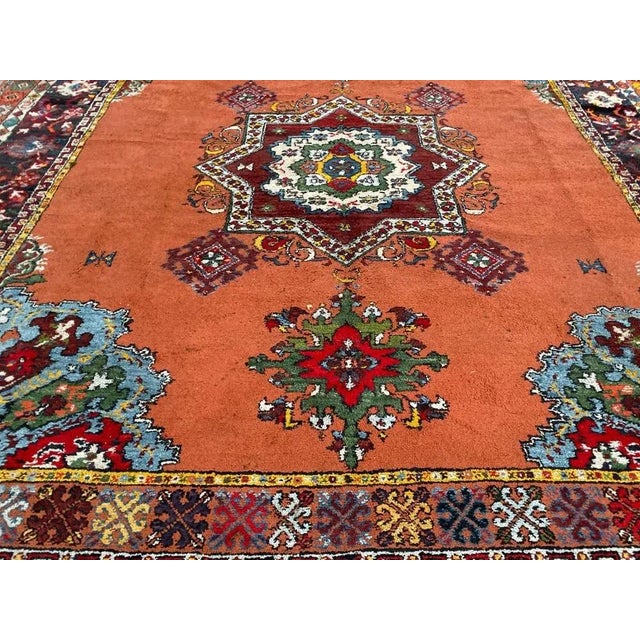 Large Mid-Century Moroccan Rug For Sale - Image 4 of 15