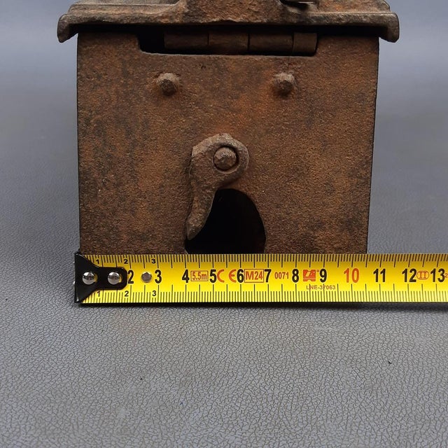 Antique French Coal Iron and Wooden Handle For Sale - Image 11 of 14