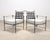Pair of Mario Papperzini Amalfi Iron Lounge Chairs and Ottomans For Sale In Sacramento - Image 6 of 18