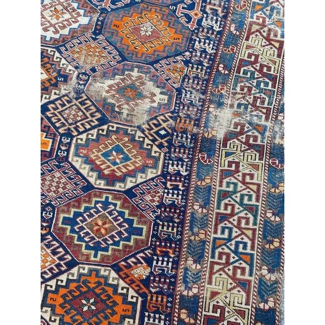 Rustic Antique Caucasian Shirwan Rug For Sale - Image 3 of 18