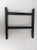 Wood Vintage Folding Black Wooden Tray Table Stand For Sale - Image 7 of 9