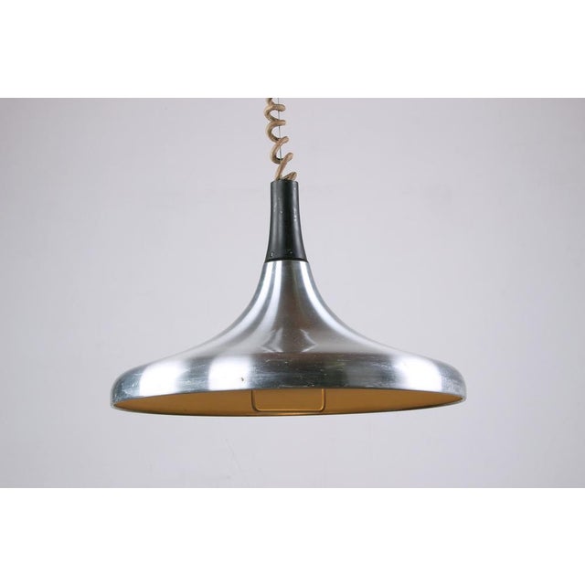 Large German Pendant Light in Chrome Metal by Erco, 1960 For Sale - Image 18 of 18