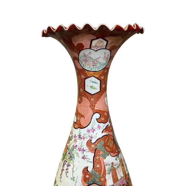Japanese Kutani Vases, 19th Century, Set of 2 For Sale - Image 11 of 16