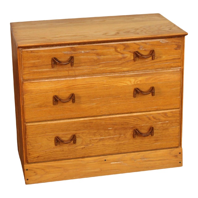 Brandt Ranch Oak Vintage Chest of Drawers For Sale