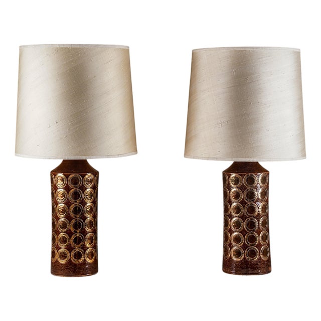 Ceramic Table Lamps from Bitossi, Sweden, 1970s, Set of 2 For Sale