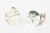 Nathalie du Pasquier Vintage Bodum Sculptural Silver Plate Napkin Rings by Nathalie Du Pasquier Set of 6 For Sale - Image 4 of 12