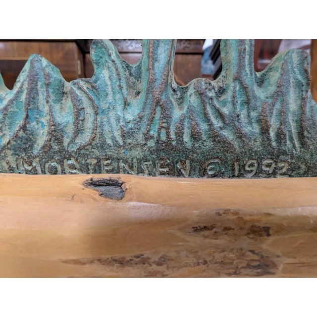 John B. Mortensen Western Console/Sofa Table, Moose For Sale - Image 9 of 9
