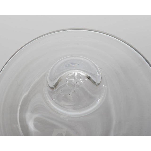1990s Simon Pearce Flaring Glass Bowl For Sale In Philadelphia - Image 6 of 8