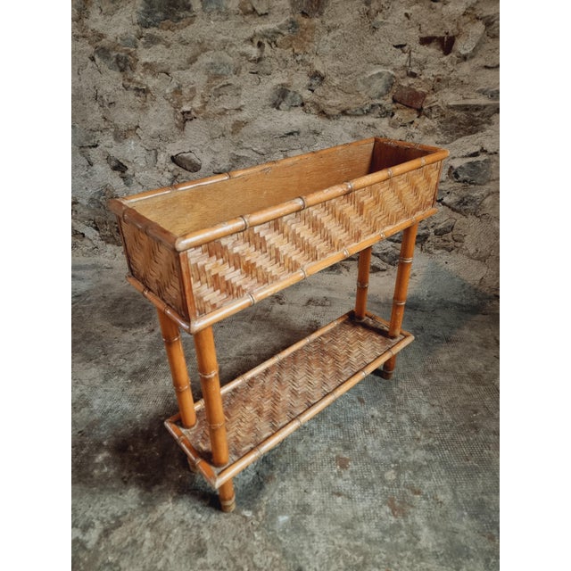 1970s Vintage Bamboo Bottle Rack, France, 1970s For Sale - Image 5 of 13