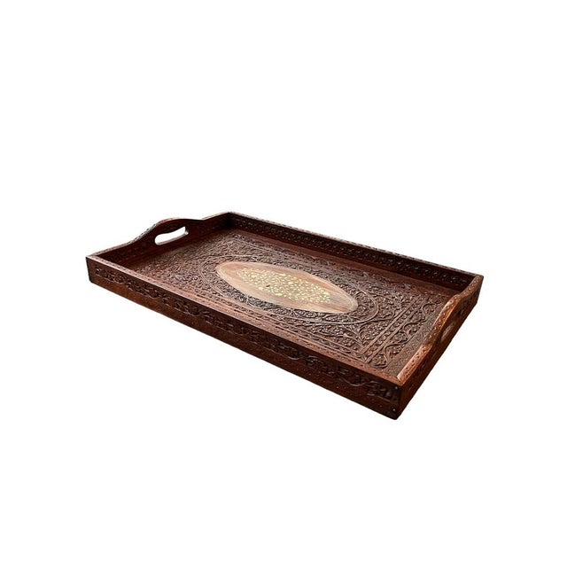 Vintage Wooden Tray, 1960s For Sale - Image 9 of 10