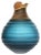 Blue Green Sculpt Stacking Vessel by Pia Wüstenberg For Sale