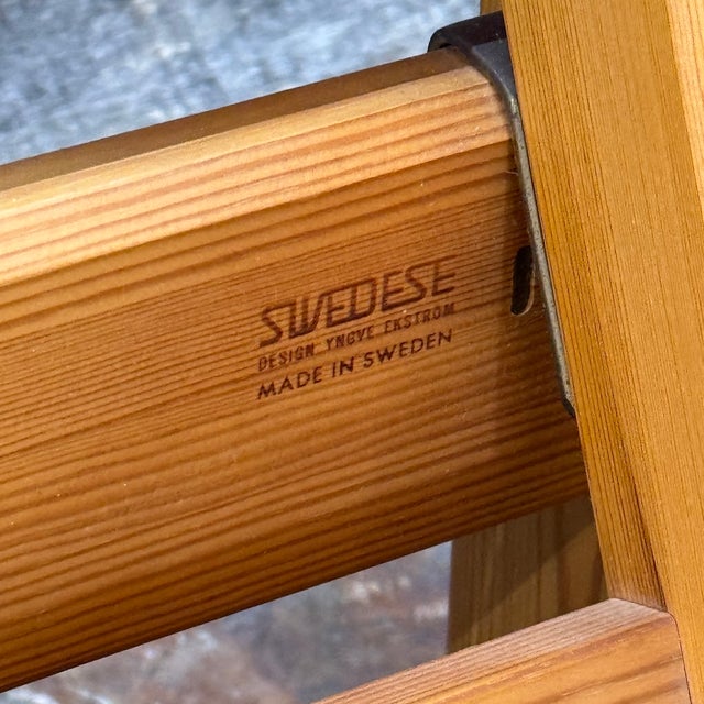 Tan Mid-Century Yngve Ekström Pine Sofa for Swedese For Sale - Image 8 of 8