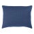 Schumacher Piet Performance Linen 18" Lumbar Pillow In Indigo For Sale