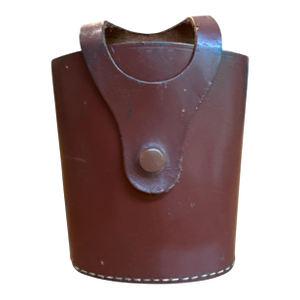 1950’s Leather Hip Flask Liquor Case