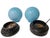 100% blue opaline glass and black opaline base European Plug (up to 250V).The wiring of this item may be original and...