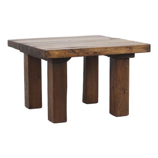 Vintage Rustic Farmhouse Coffee Table For Sale