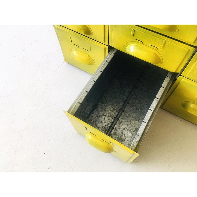 1950s Industrial Metal Sideboard with Drawers, 1950s For Sale - Image 5 of 11