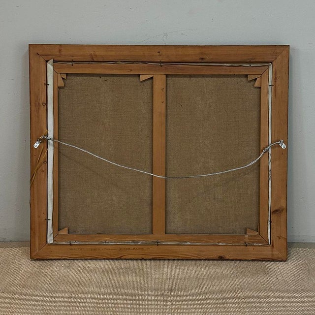 Framed Oil on Canvas by Léon Mechelaere (1880-1964) 'Pont De L’Hydromel' For Sale - Image 16 of 16