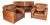 Leather Living Room Set from Roche Bobois, 1980s, Set of 3 For Sale