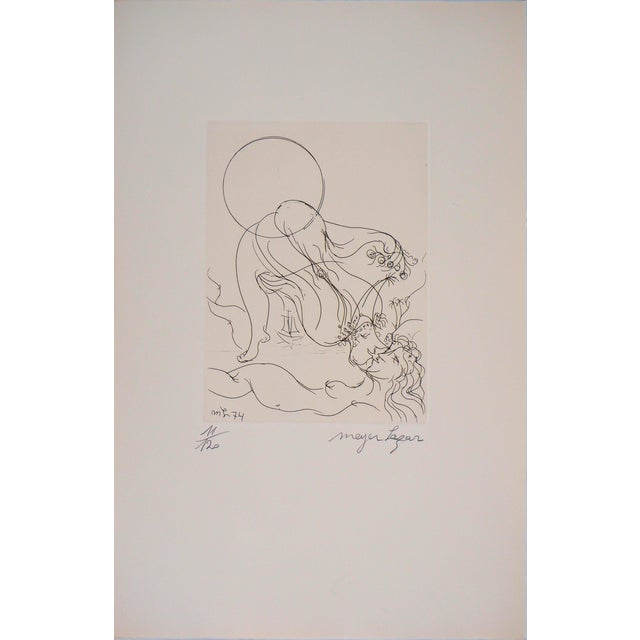 Meyer Lazar, Love on the Road, Engraving For Sale