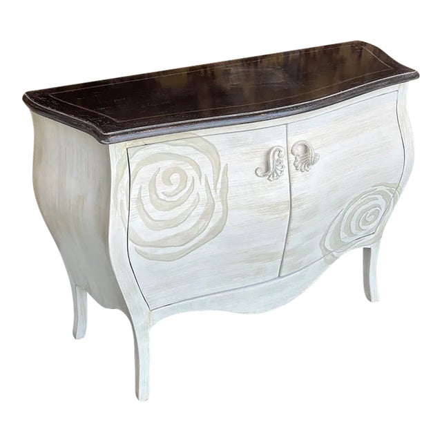 1990s Italian Commode With Two Doors and Adjustable Shelf For Sale