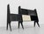 Italian Mid Century Modern Extra-Long Wall Unit in Black Lacquer — Gio Ponti Inspired For Sale - Image 12 of 14