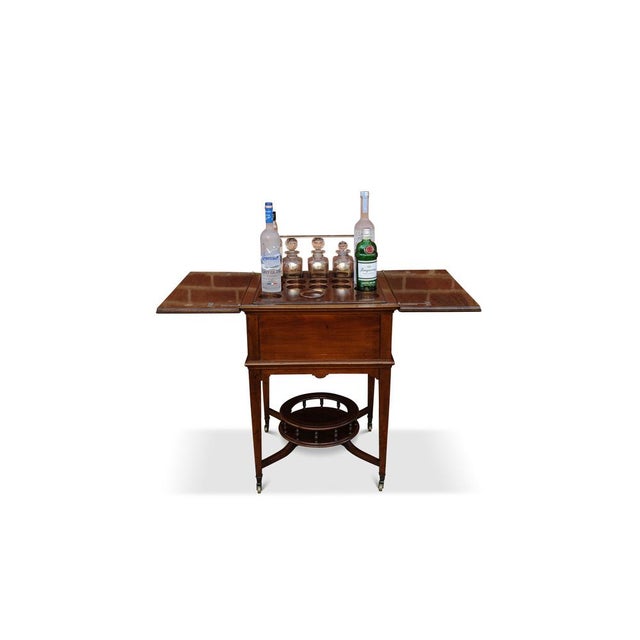 Vintage Elevette Drinks Cabinet in Mahogany from Aspreys, 1920s, Set of 7 For Sale - Image 16 of 16