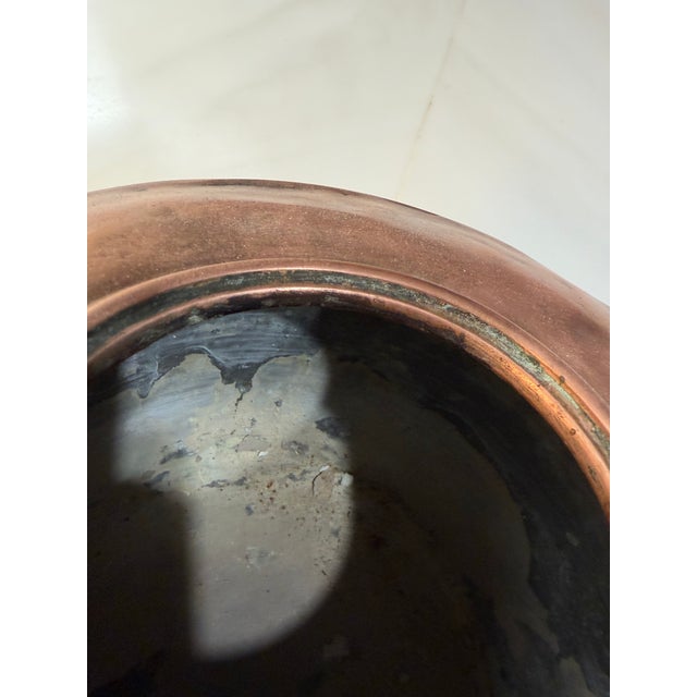 Antique Copper Tea Kettle With Acorn Tipped Lid For Sale In Kansas City - Image 6 of 11