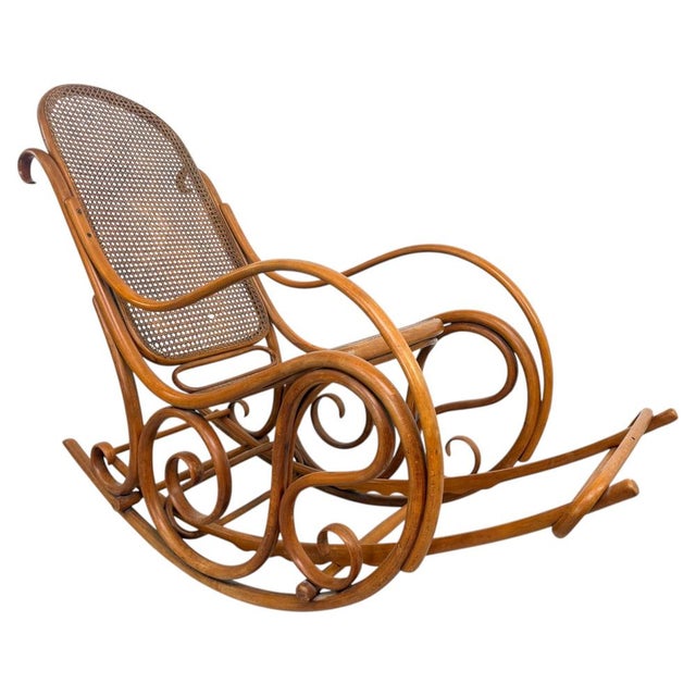 Large Rocking Chair from Thonet, 1890s For Sale - Image 10 of 10