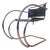 Leather and Chrome MR20 Chair by Mies Van Der Rohe for Thonet, 1950s For Sale