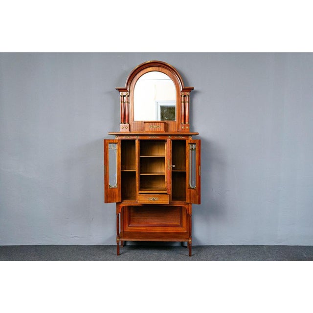 Antique Cabinet in Mahogany & Pine For Sale - Image 3 of 18