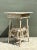 Mid-Century Modern Vintage Primitive Wood Side Table For Sale - Image 3 of 12