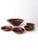 Wood Mid-Century Walnut Serving Bowl Set of 5 For Sale - Image 7 of 12