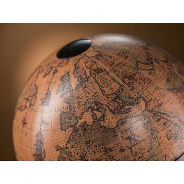 Orbis Classic Brown Globe by Zoffoli Mappamondi For Sale - Image 4 of 8