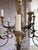 Monumental Italian Rococo Painted Wood & Wrought Iron 12-Light Chandelier For Sale - Image 4 of 14
