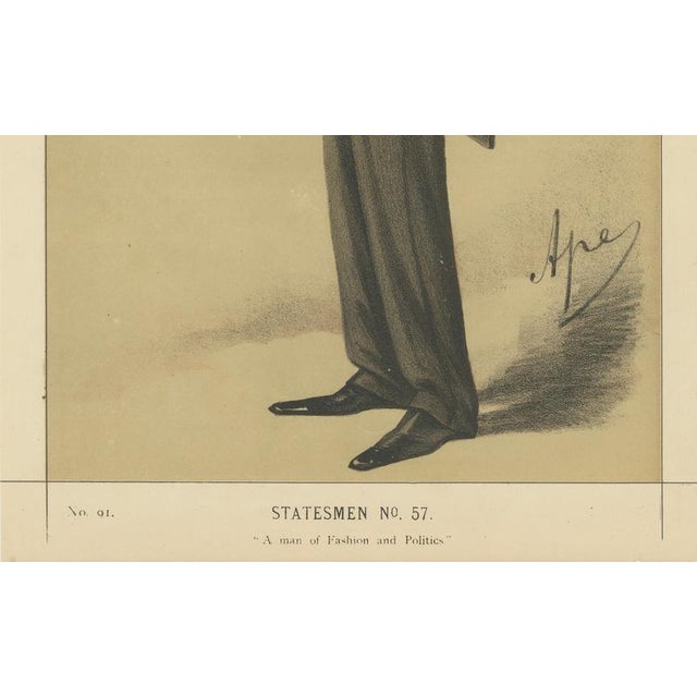 Victorian Gentleman Statesman – Vanity Fair Profile Portrait, 1870 This July 30, 1870 Vanity Fair portrait captures a...