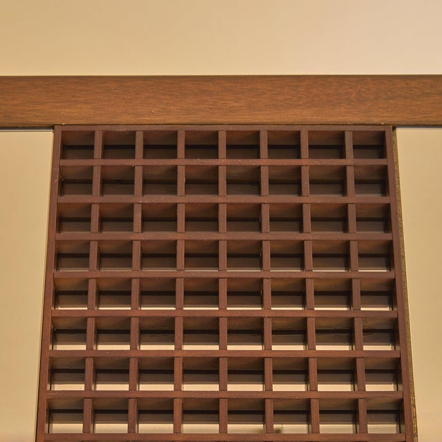 Italian Mirrored Grid Coffee Table in the Manner of Ettore Sottsass, 1970s For Sale - Image 12 of 13