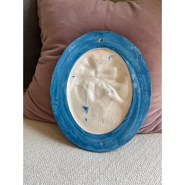 Vintage 1970s Duncan Ceramics Portrait Wall Art Chairish