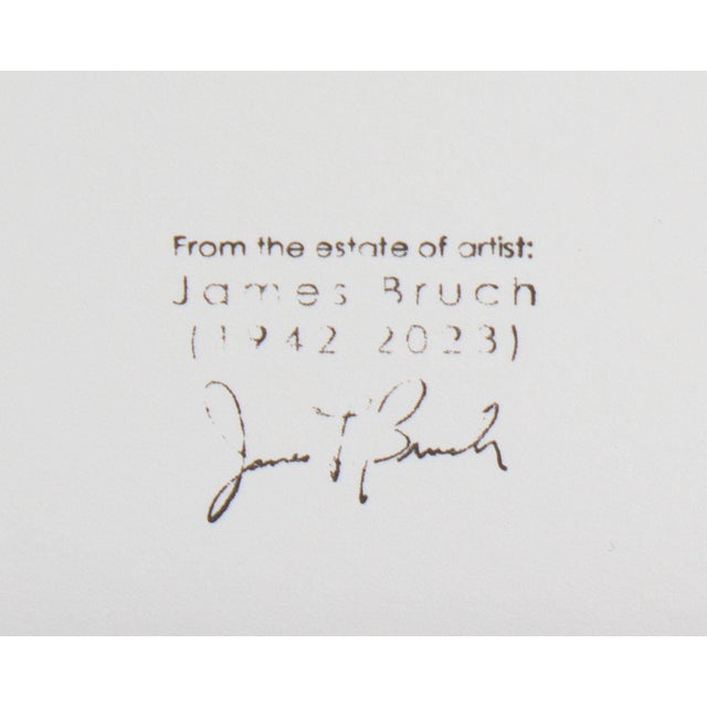 2011 “What?” Abstract Mixed Media Drawing Signed by James L. Bruch For Sale - Image 10 of 10