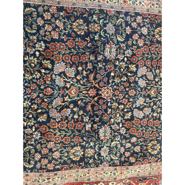 Vintage Turkish Hereke Rug, 1980s For Sale - Image 4 of 18