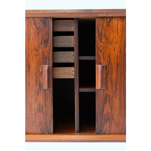 Danish Rosewood Credenza by Svend Aage Larsen for Faarup Mobelfabrik For Sale - Image 12 of 12