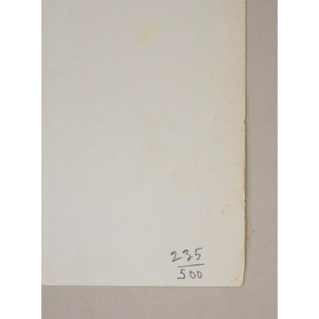 1970s Vintage Mid Modern Rare Typography Poster Detroit Institute of Arts Exhibit 1974 For Sale - Image 5 of 6