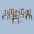1960s Garrison Furniture Walnut Dining Chairs, Set of Six, Mid-Century For Sale - Image 5 of 14